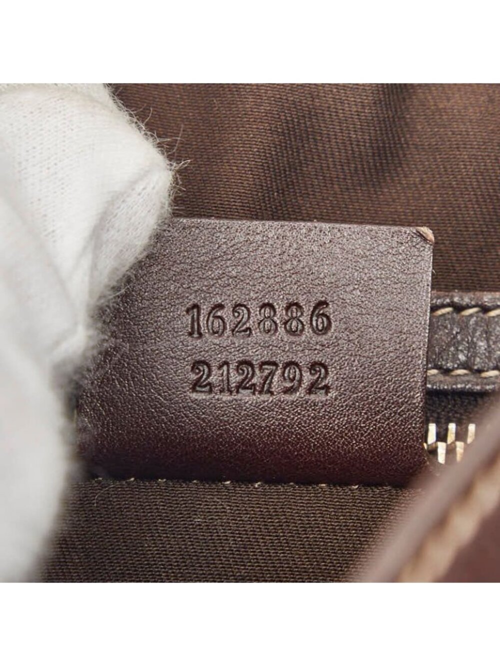 Gucci Double New Britt Sherry Line 2-Way Shoulder Bag Brown Leather - Picture 9 of 10